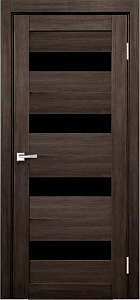 Товар Межкомнатная дверь Легенда X-8 тон Грей Остекление Лакобель черное