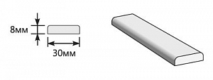 Товар Притворная планка 2000x30x8 BRK4340